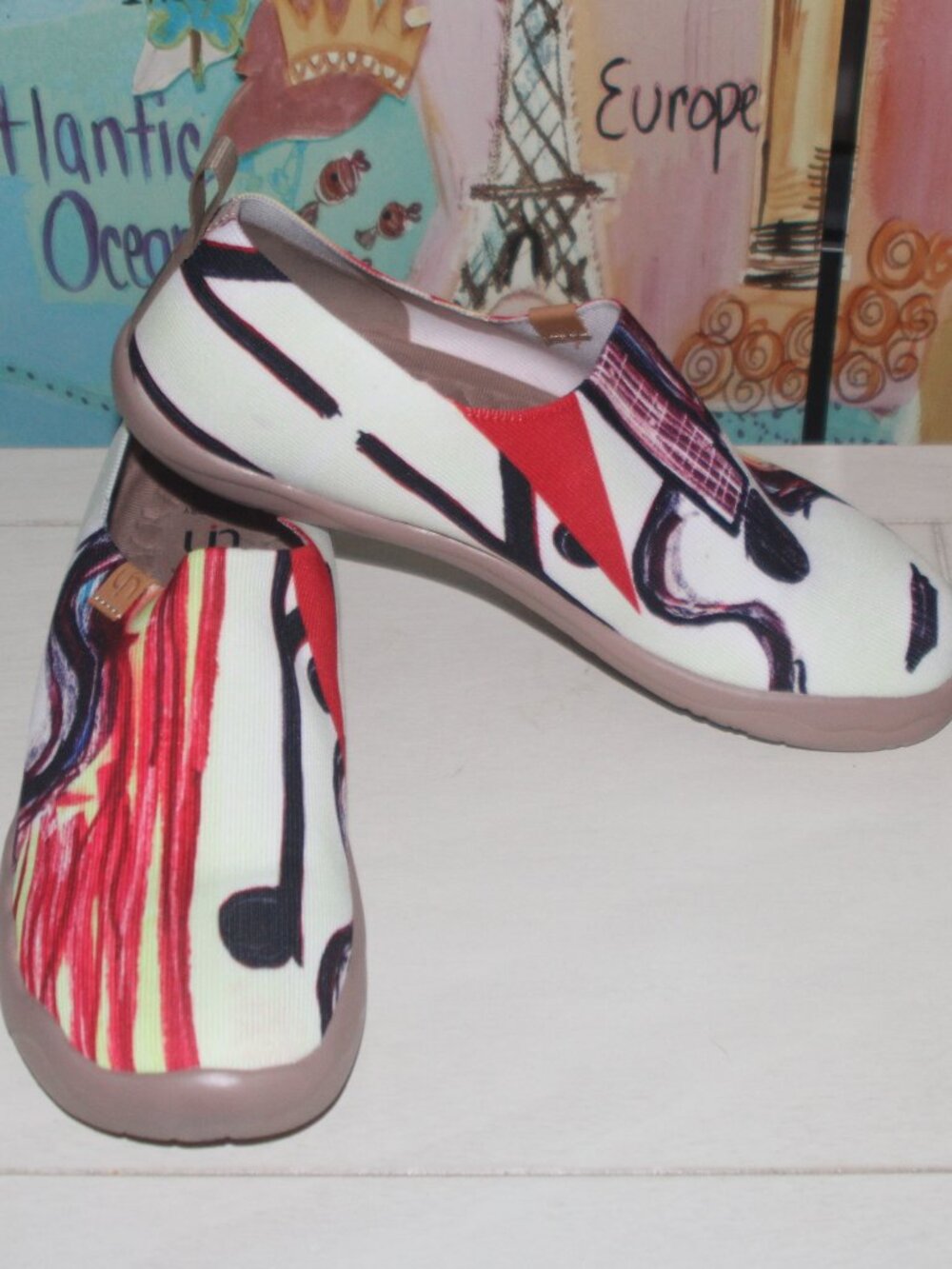 LN UIN "LA GUITARRA" SLIP ON SHOES 9 1/2 (41)